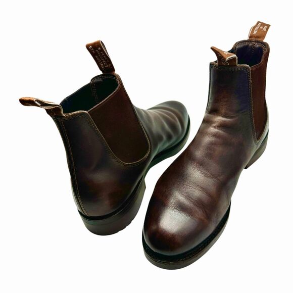 RM Williams Gardener Boots Brown Leather Percy St 8.5G US 9.5 Y2K Near Mint - Picture 5 of 12